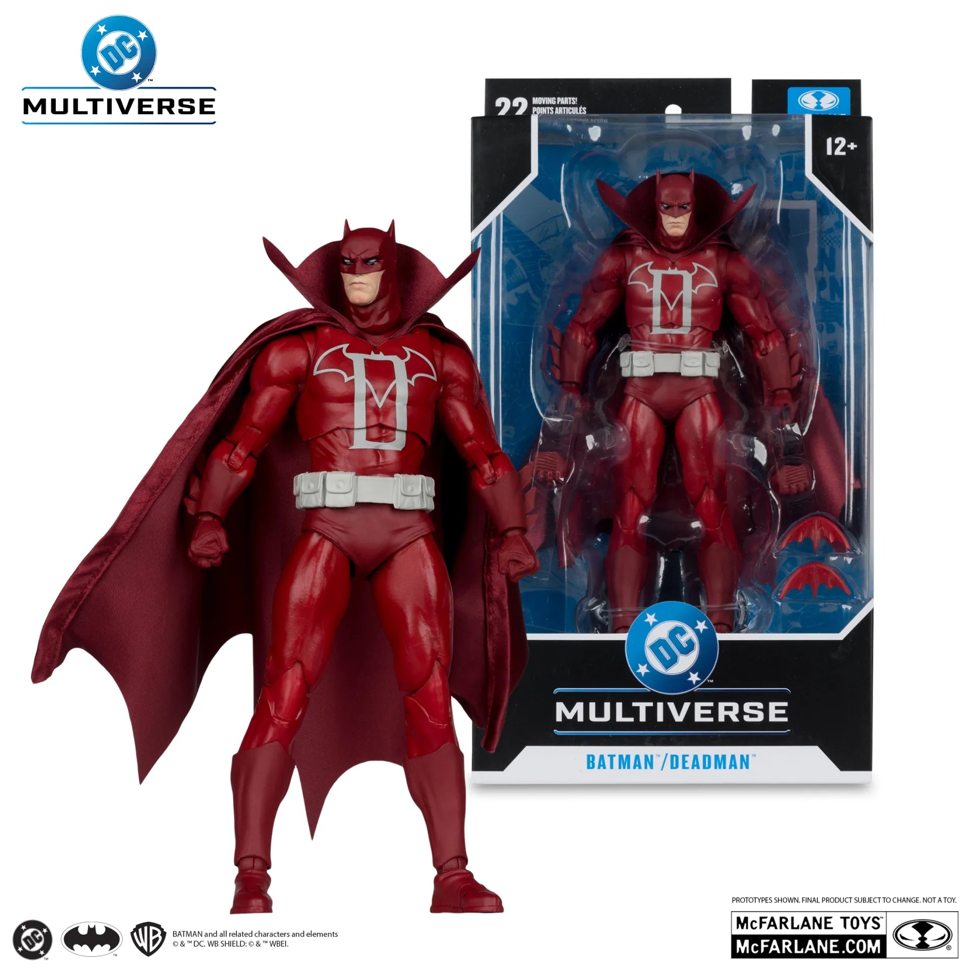 DC MULTIVERSE 7INCH BATMAN/DEADMAN KNIGHT TERRORS ACTION Figura