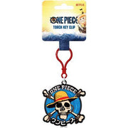 ONE PIECE STRAW HAT CREW ICON TORCH KEYCLIP