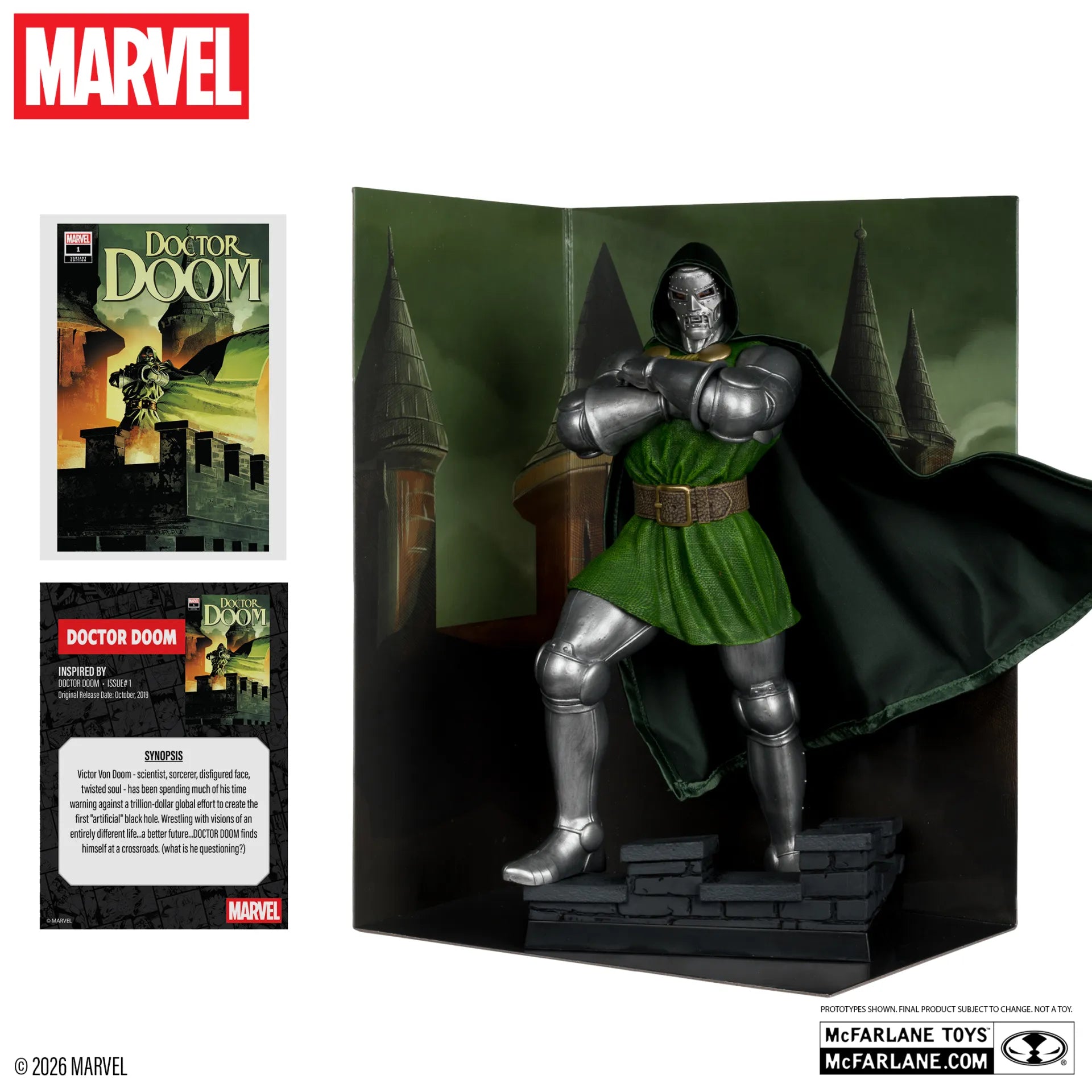 Marvel 1/6 Estatua Doctor Doom (Doctor Doom #1) 28 cm