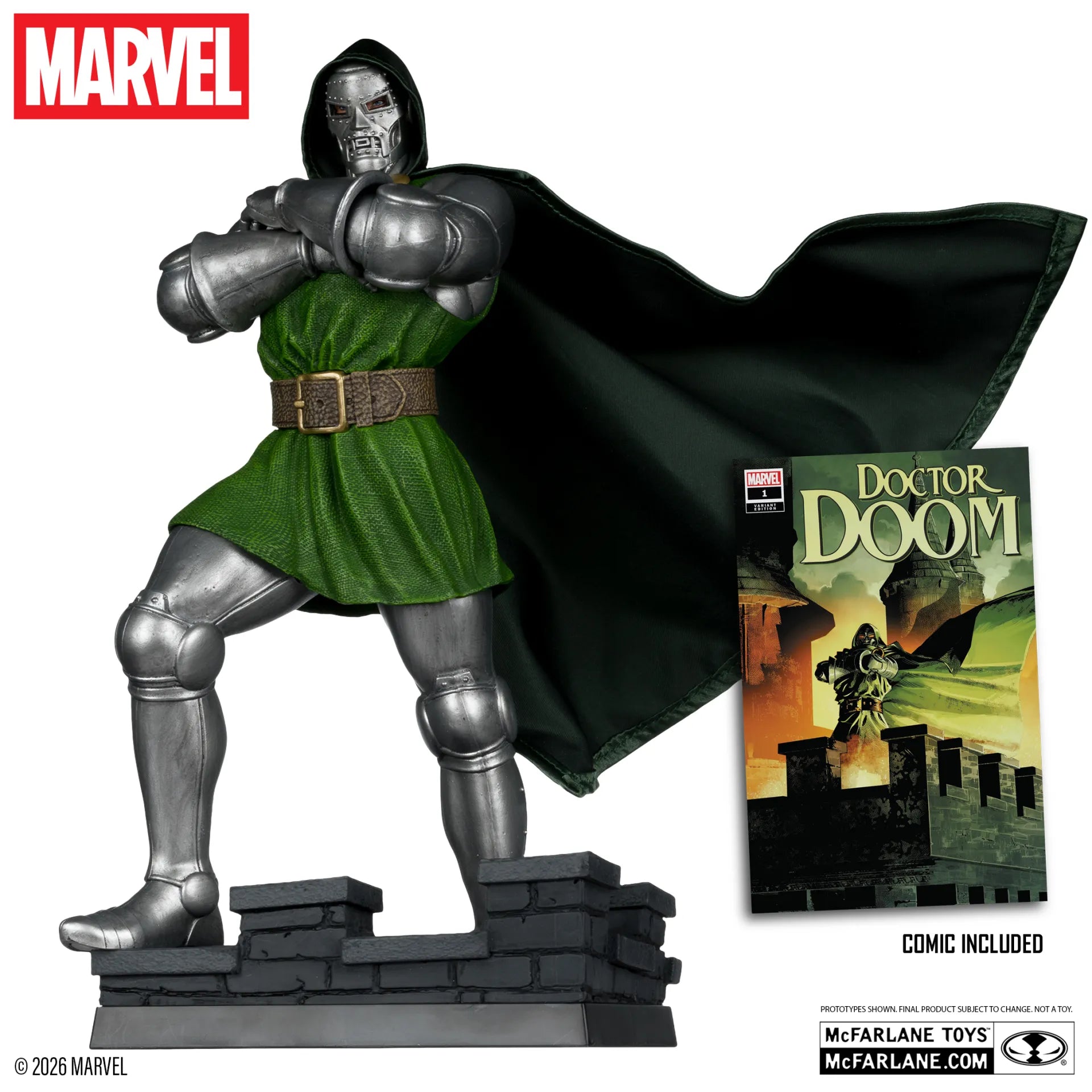 Marvel 1/6 Estatua Doctor Doom (Doctor Doom #1) 28 cm