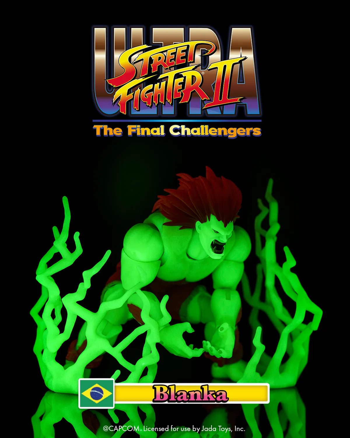 Street Fighter Figura II Blanka GID 19 cm