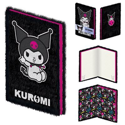 Cuaderno peluche A5 Kuromi Hello Kitty