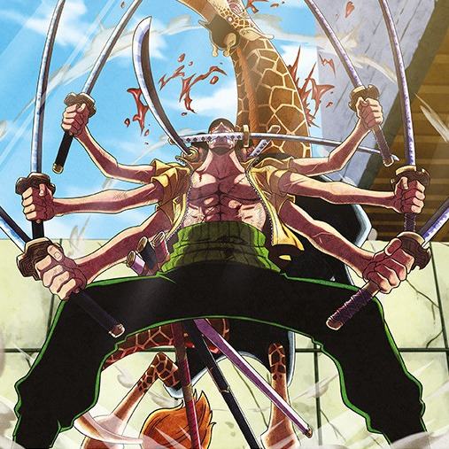 ONE PIECE ZORO VS KAKU MAXI Póster Frikytopia