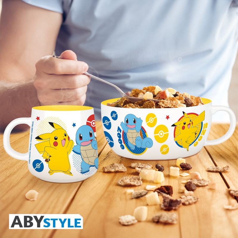 POKEMON PIKACHU & KANTO STARTERS BREAKFAST SET Frikytopia