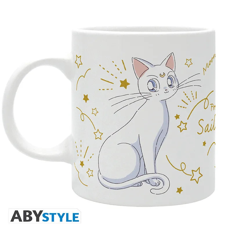 SAILOR MOON LUNA & ARTEMIS CATS Taza