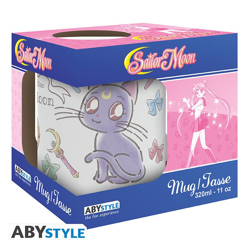 SAILOR MOON LUNA & ARTEMIS CHIBI Taza Frikytopia