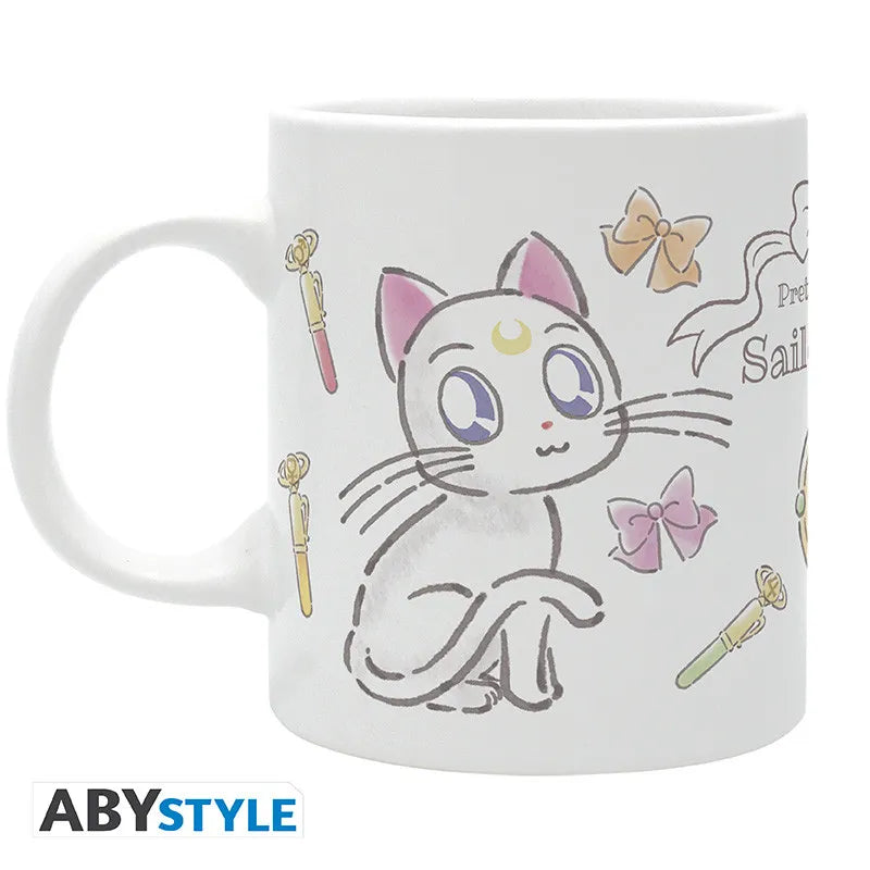 SAILOR MOON LUNA & ARTEMIS CHIBI Taza