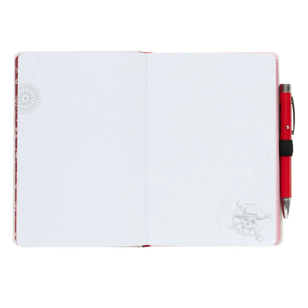 Cuaderno A5 premium + boligrafo proyector One Piece