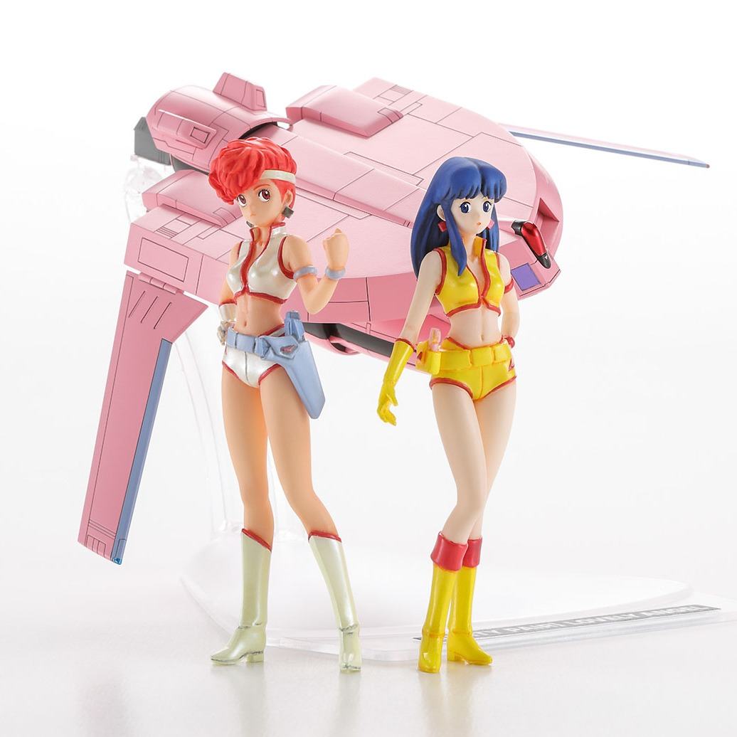 DIRTY PAIR KEI & YURI WITH 1/300 LOVELY ANGEL 1/20 MK Frikytopia