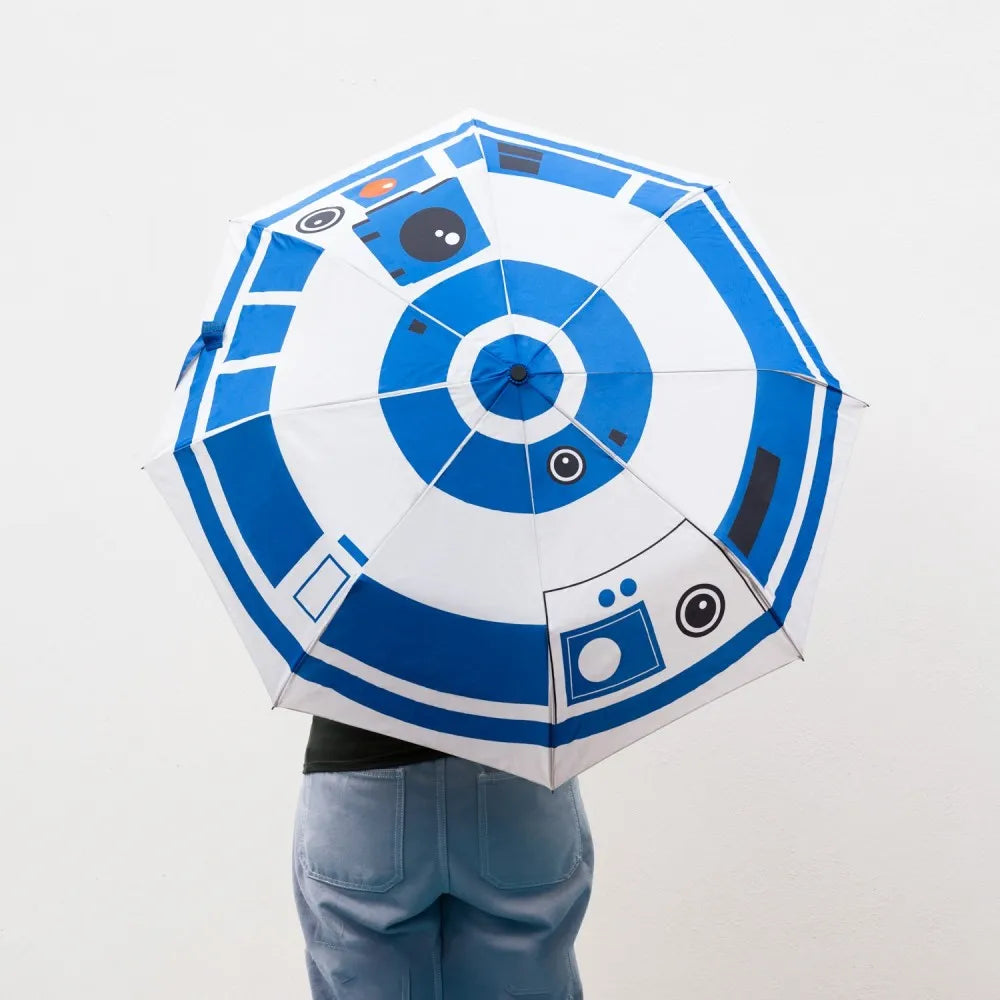 Paraguas plegable automatico R2D2 Star Wars
