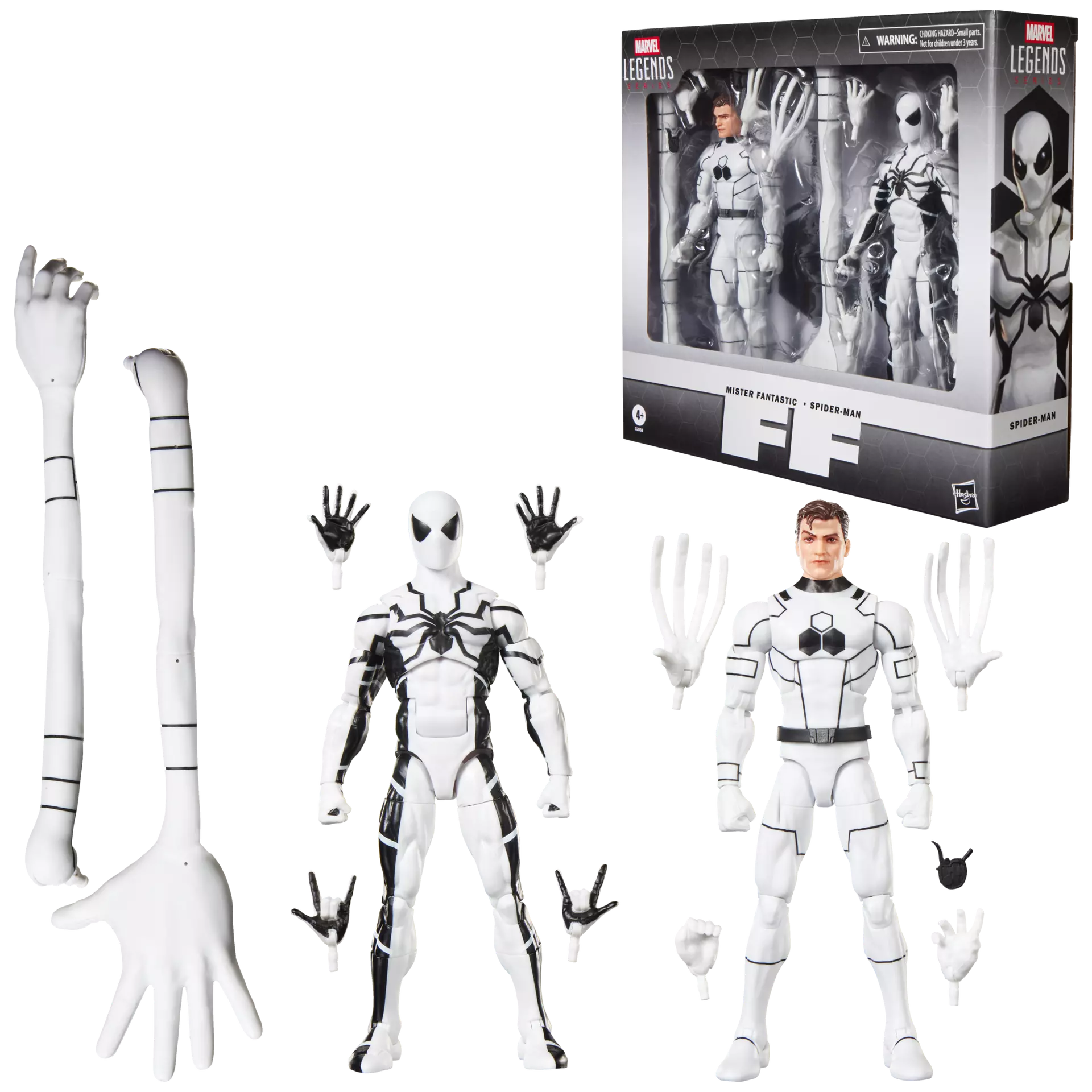 MARVEL LEGENDS FUTURE FOUNDATION MISTER FANTASTIC AND SPIDER-MAN ACTION Figuras