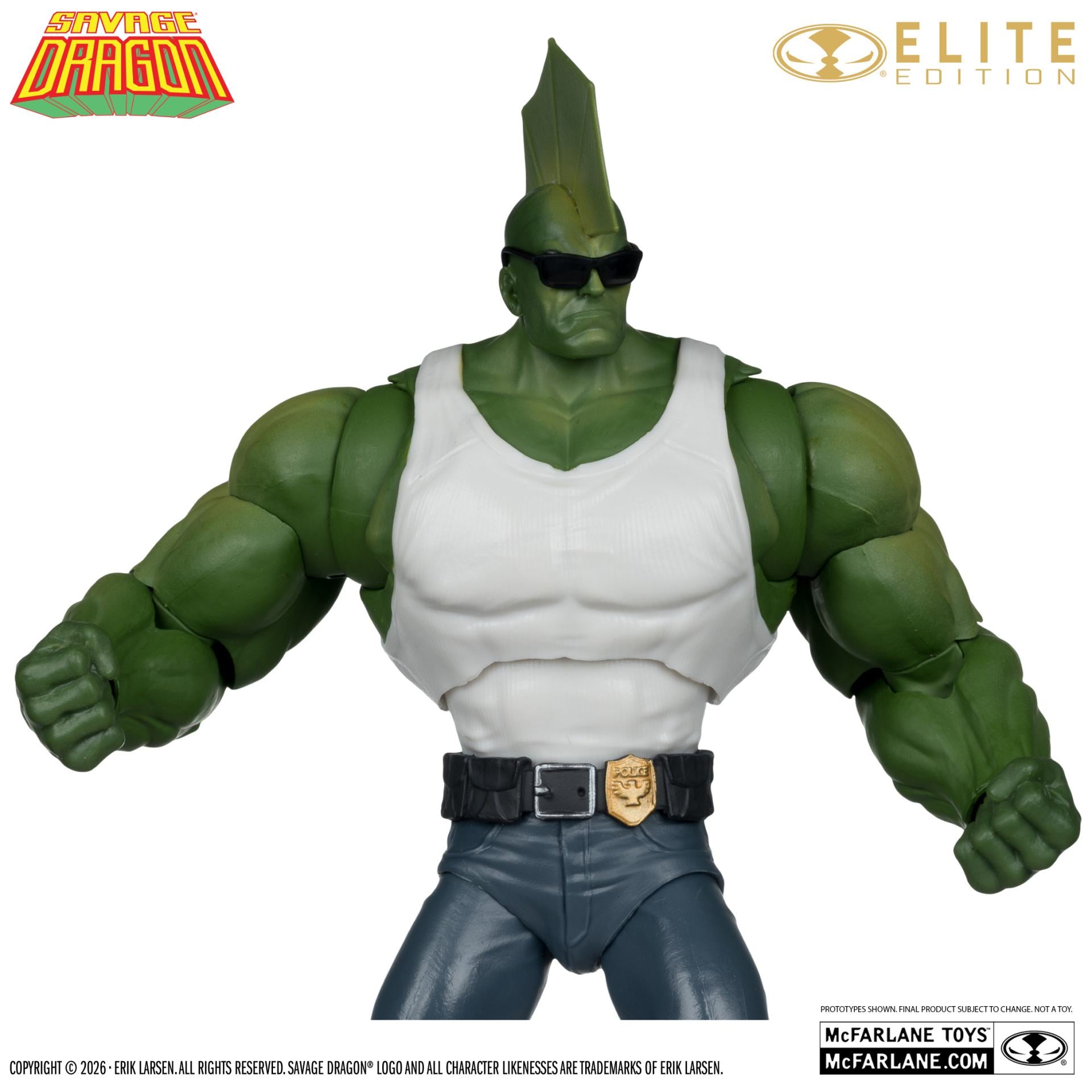MCFARLANE ELITE EDITION  SAVAGE DRAGON  ACTION Figura