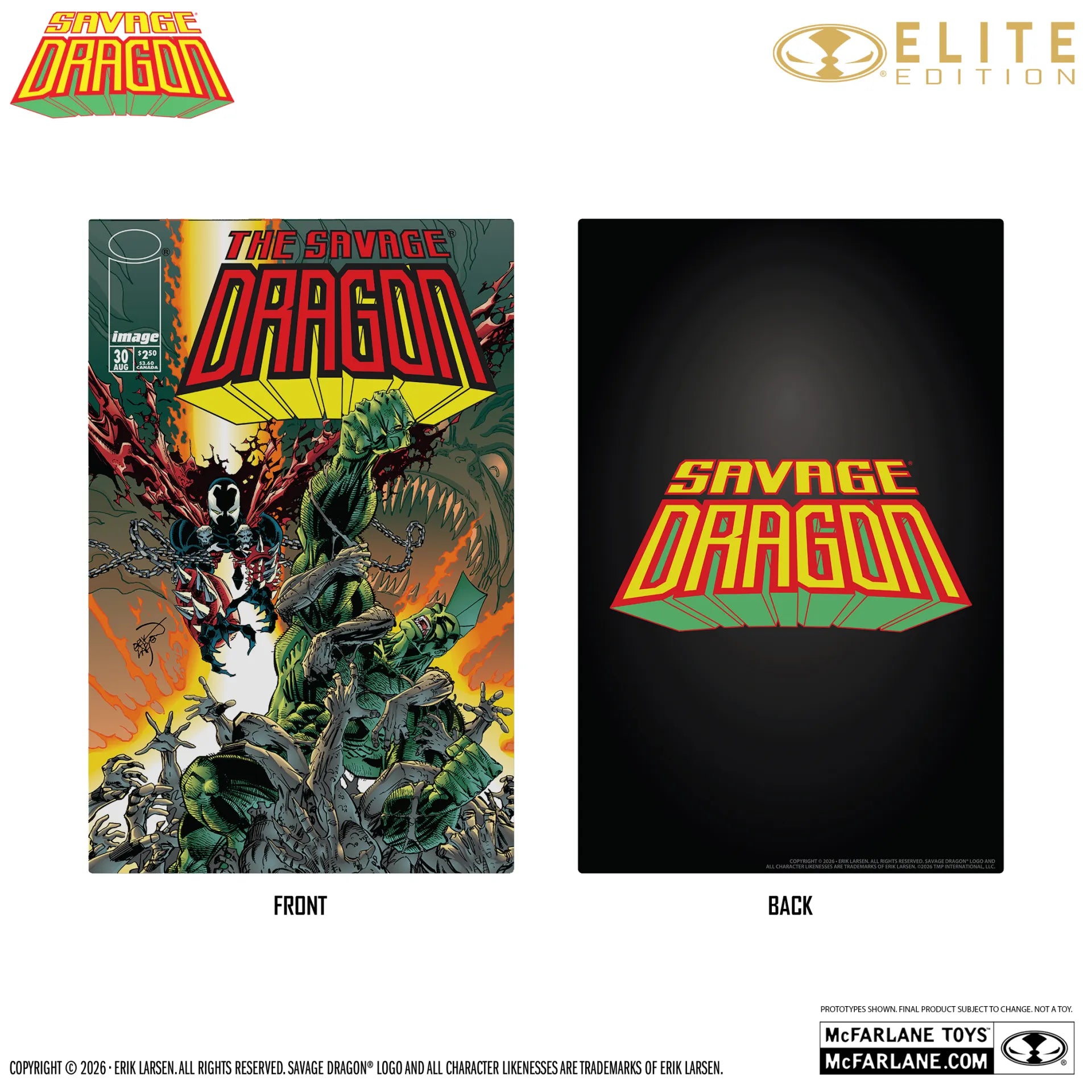 MCFARLANE ELITE EDITION  SAVAGE DRAGON  ACTION Figura