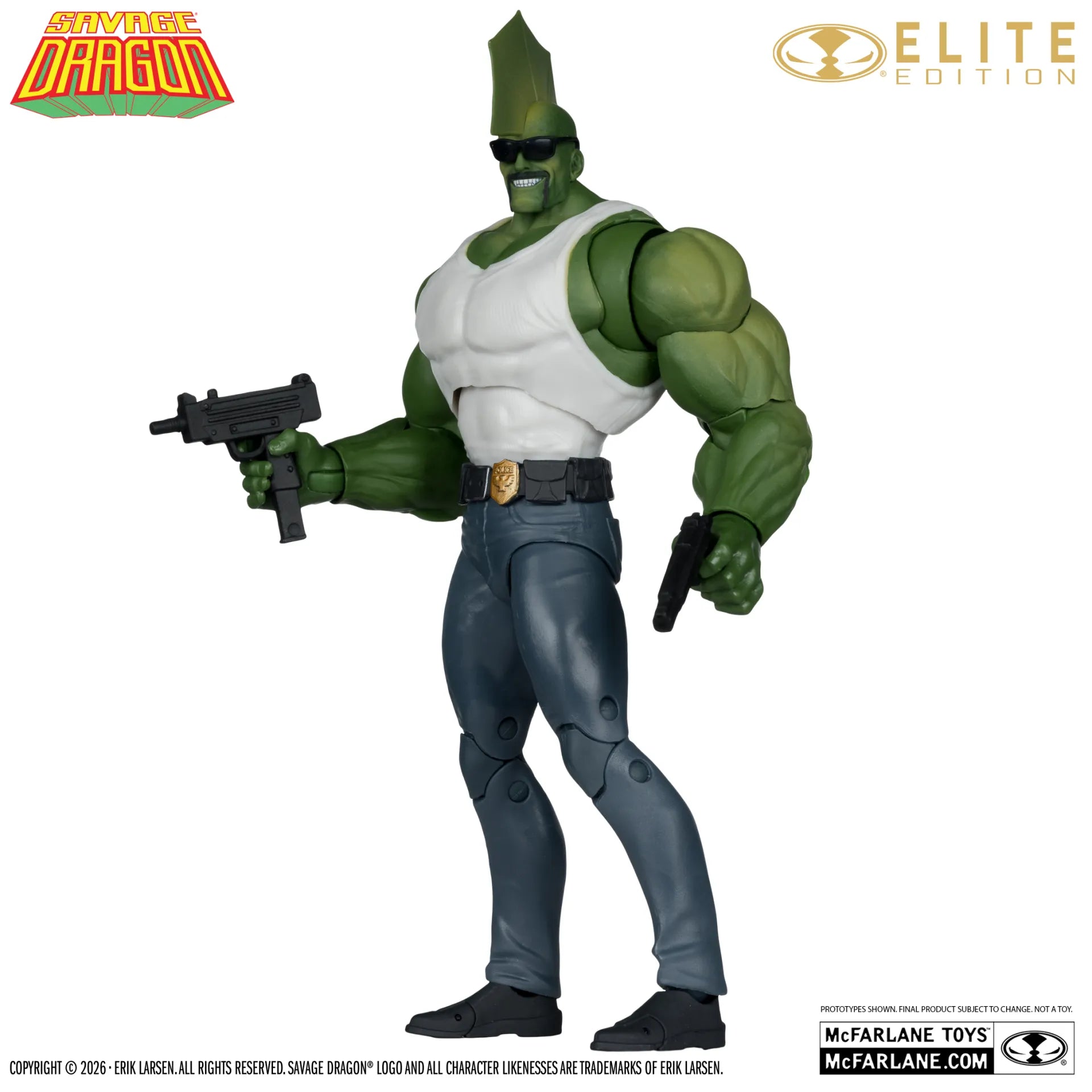 MCFARLANE ELITE EDITION  SAVAGE DRAGON  ACTION Figura