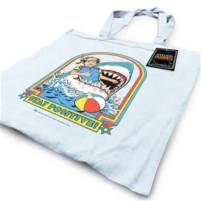 STEVEN RHODES STAY POSITIVE TOTE Bolsa