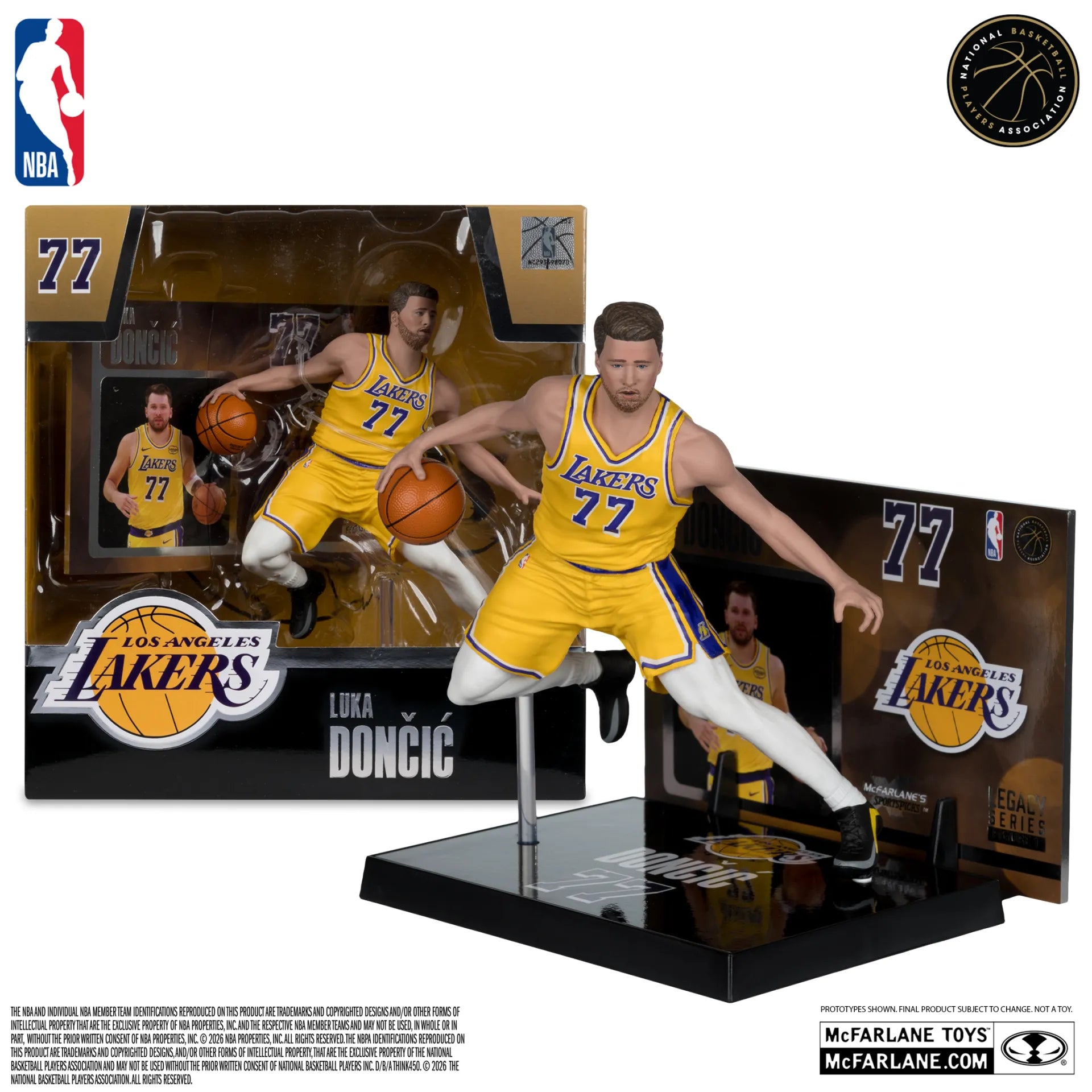 NBA  SPORTSPICKS LUKA DONCIC (LA LAKERS) POSED Figuras
