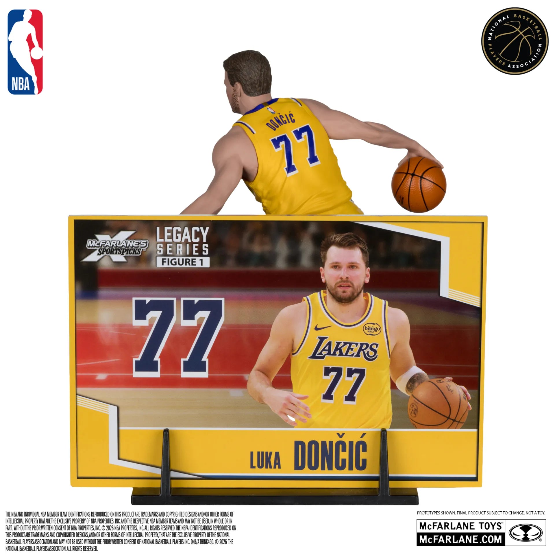 NBA  SPORTSPICKS LUKA DONCIC (LA LAKERS) POSED Figuras
