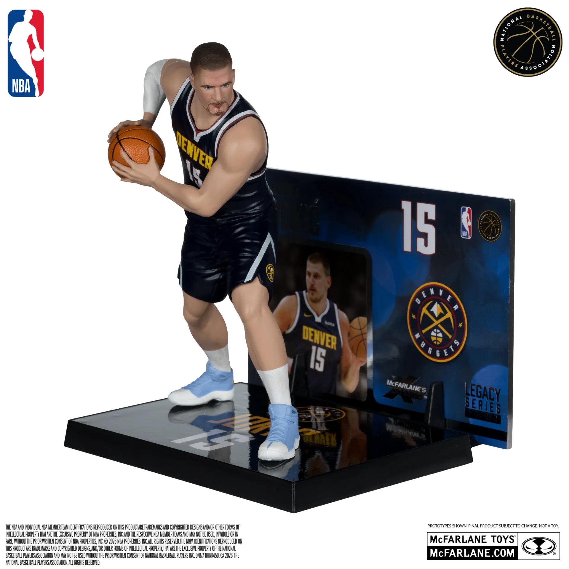 NBA SPORTSPICKS NIKOLA JOKIC (DENVER NUGGETS) POSED Figura