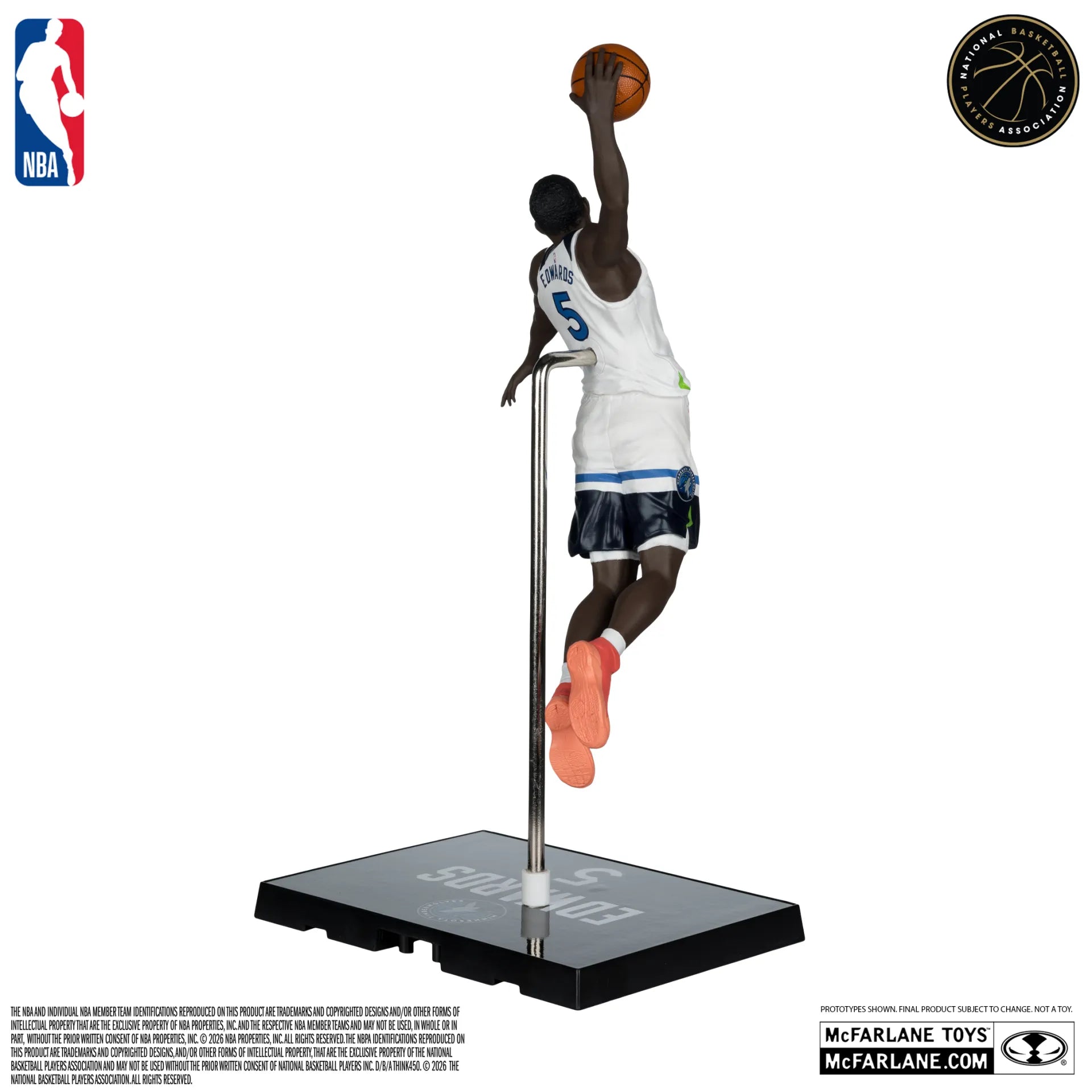 NBA SPORTSPICKS ANTHONY EDWARDS (MINNESOTA TIMBERWOLVES) POSED Figura