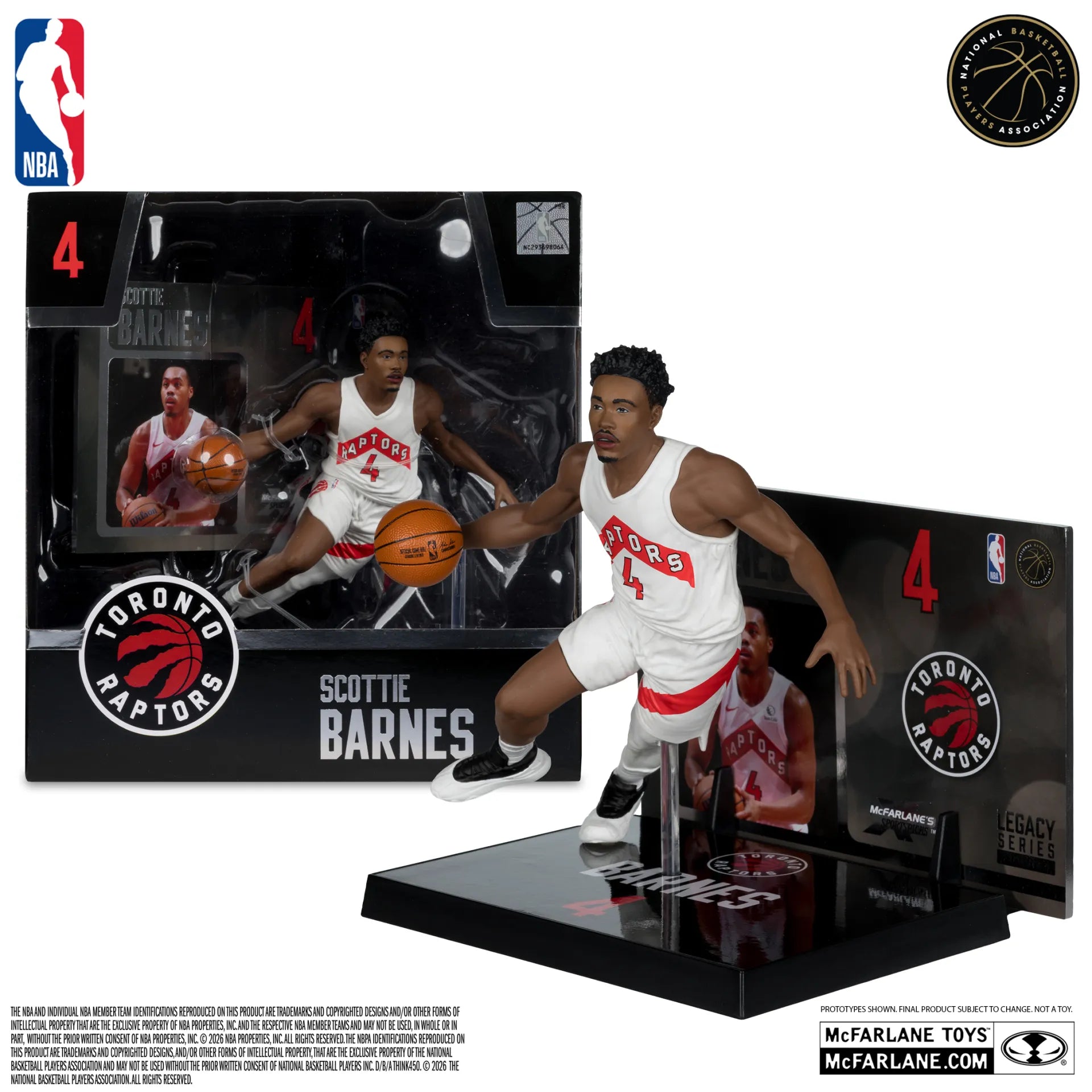 NBA SPORTSPICKS SCOTTIE BARNES (TORONTO RAPTORS) POSED Figura