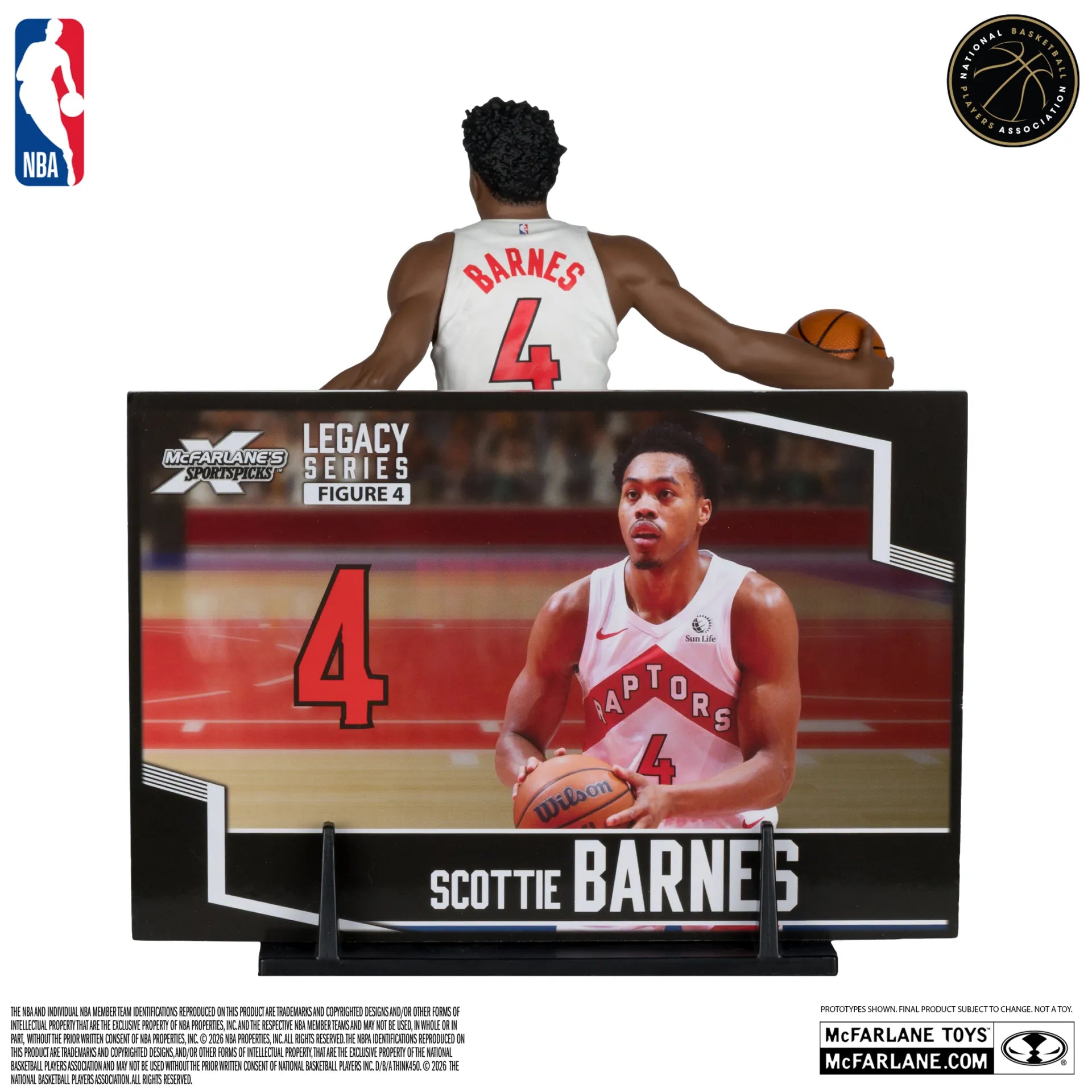 NBA SPORTSPICKS SCOTTIE BARNES (TORONTO RAPTORS) POSED Figura