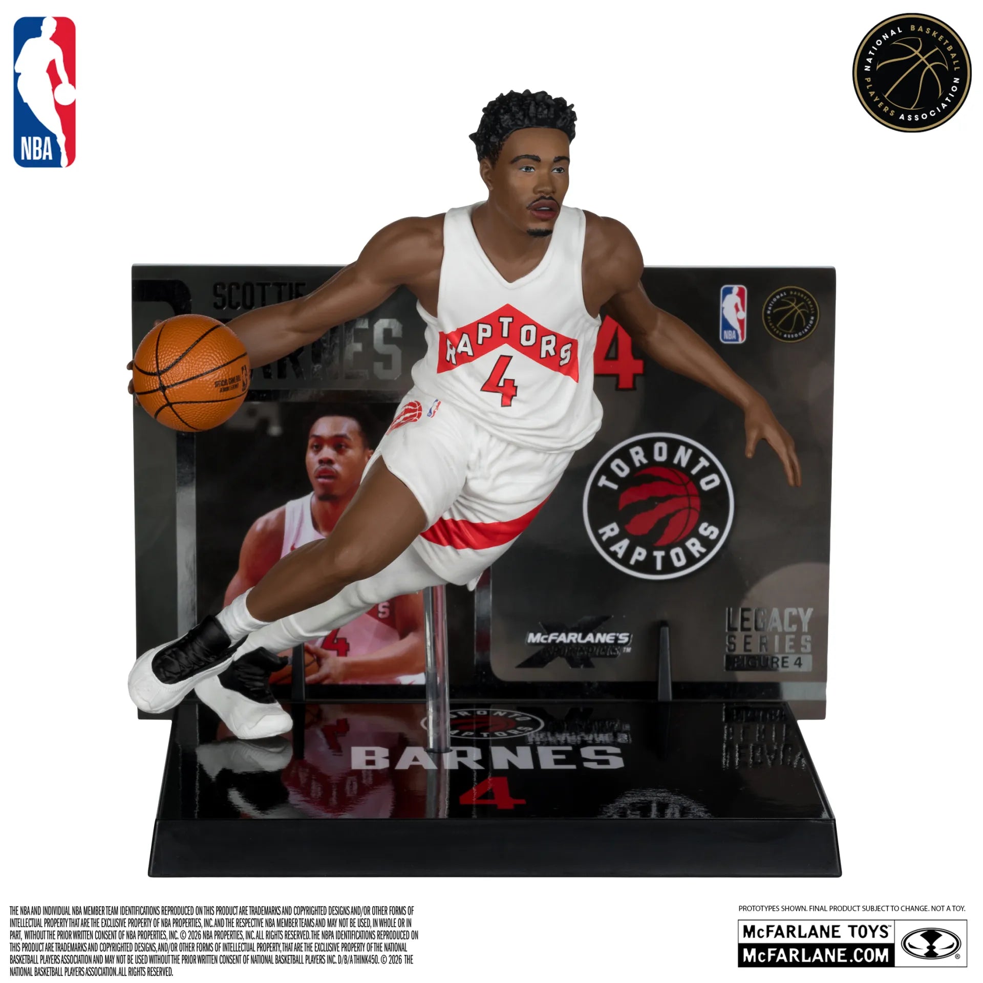 NBA SPORTSPICKS SCOTTIE BARNES (TORONTO RAPTORS) POSED Figura