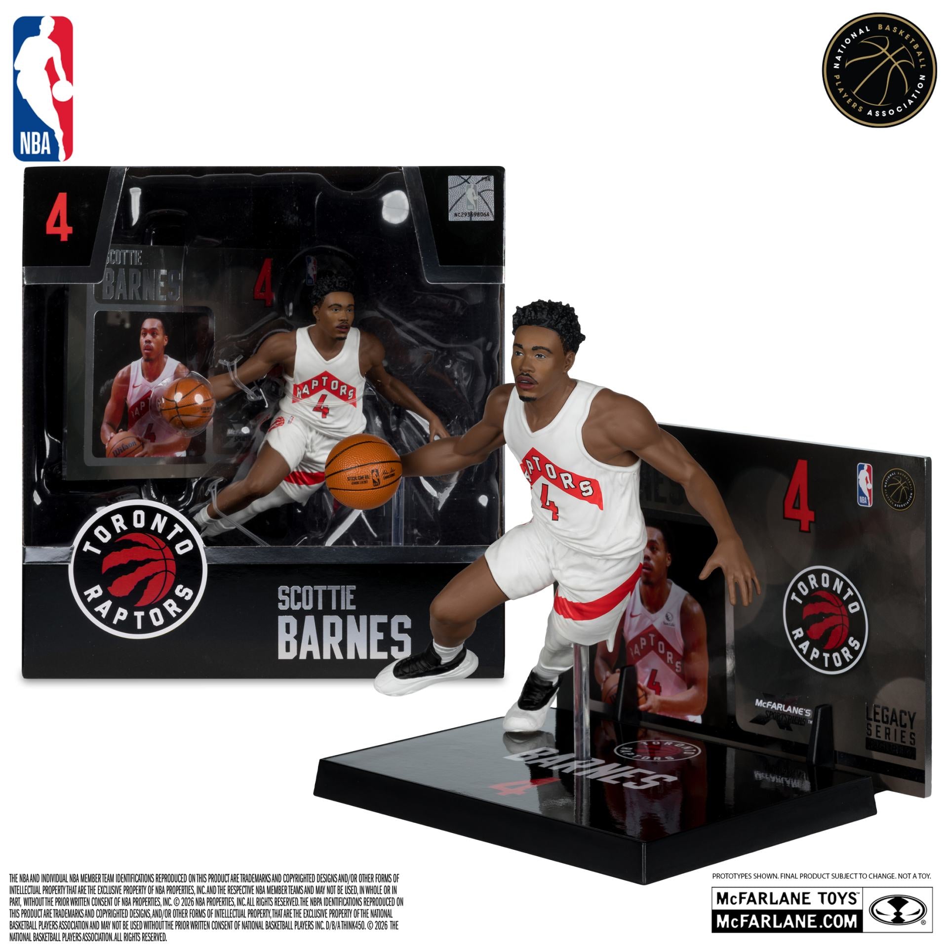 NBA SPORTSPICKS SCOTTIE BARNES (TORONTO RAPTORS) POSED Figura