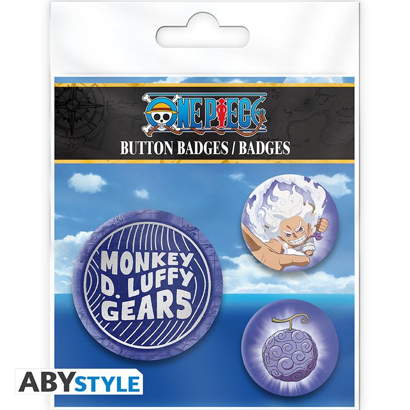 ONE PIECE LUFFY GEAR 5TH Chapa PACK