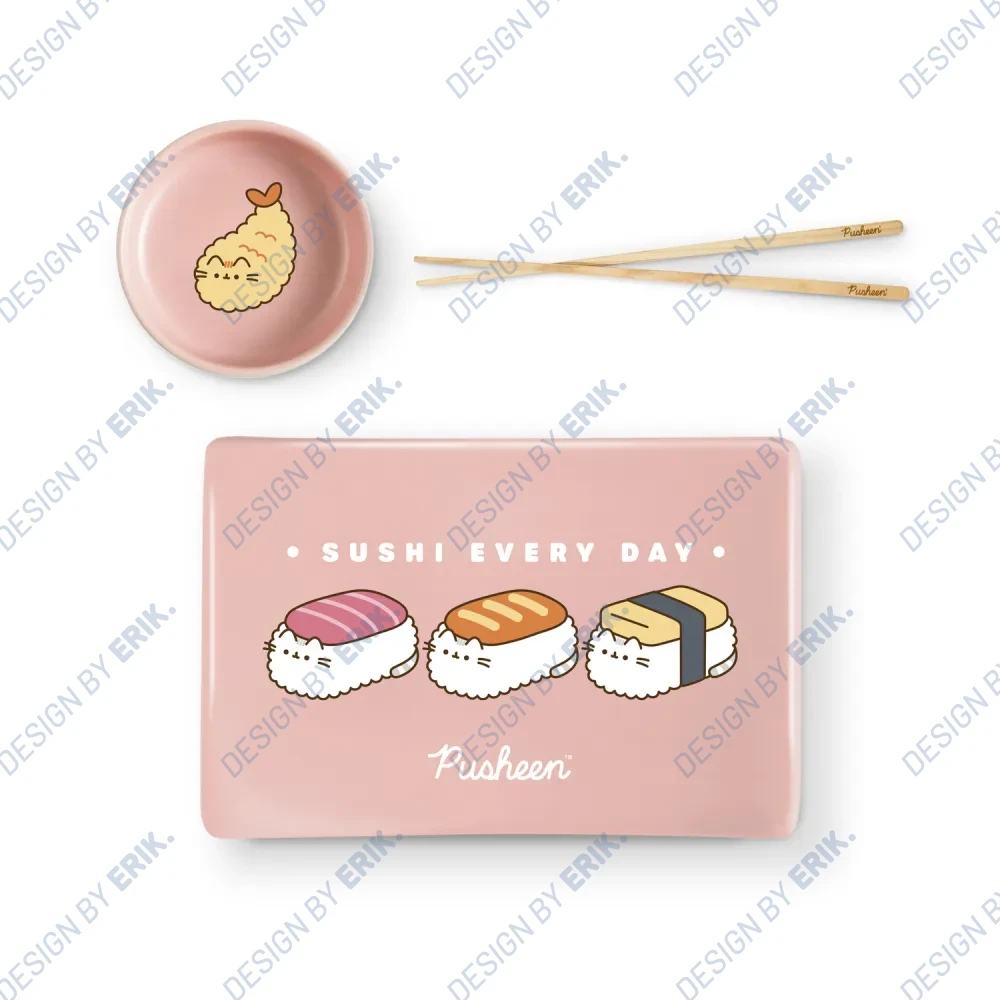 PUSHEEN SUSHI ROLL SET Frikytopia