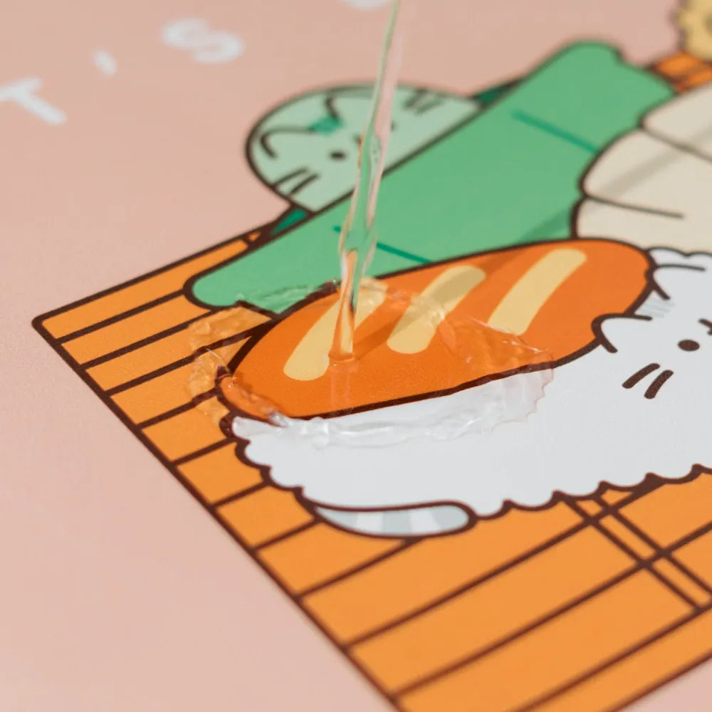 Pusheen Alfombrilla de ratón Sushi Roll 35 x 60 cm