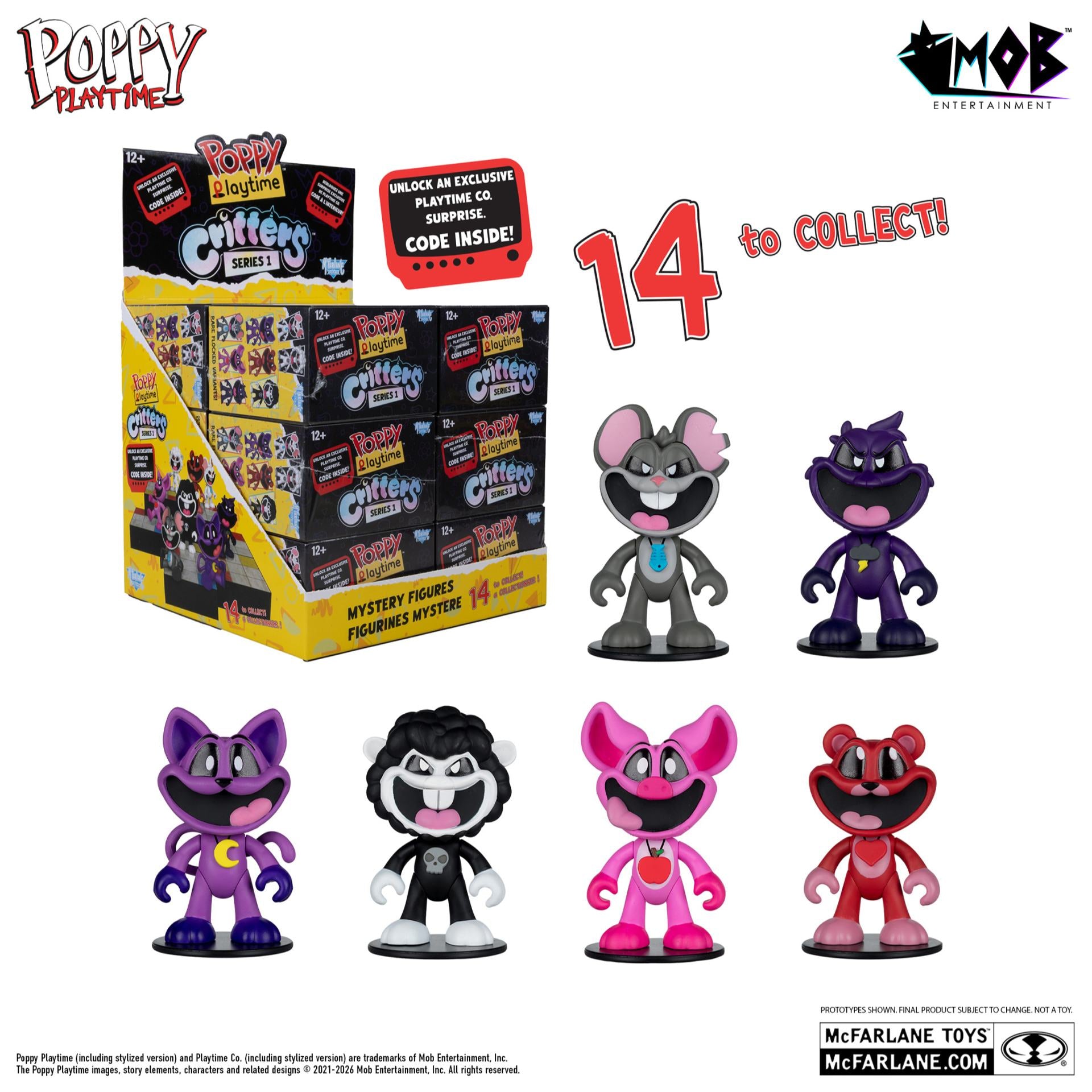 POPPY PLAYTIME BLIND Caja WAVE 1 DISPLAY (12) Frikytopia