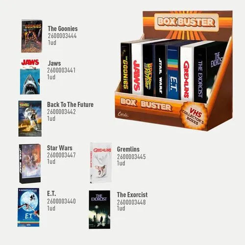 VHS RETRO' Caja BUSTER GIFT SET LIMITED EDITION