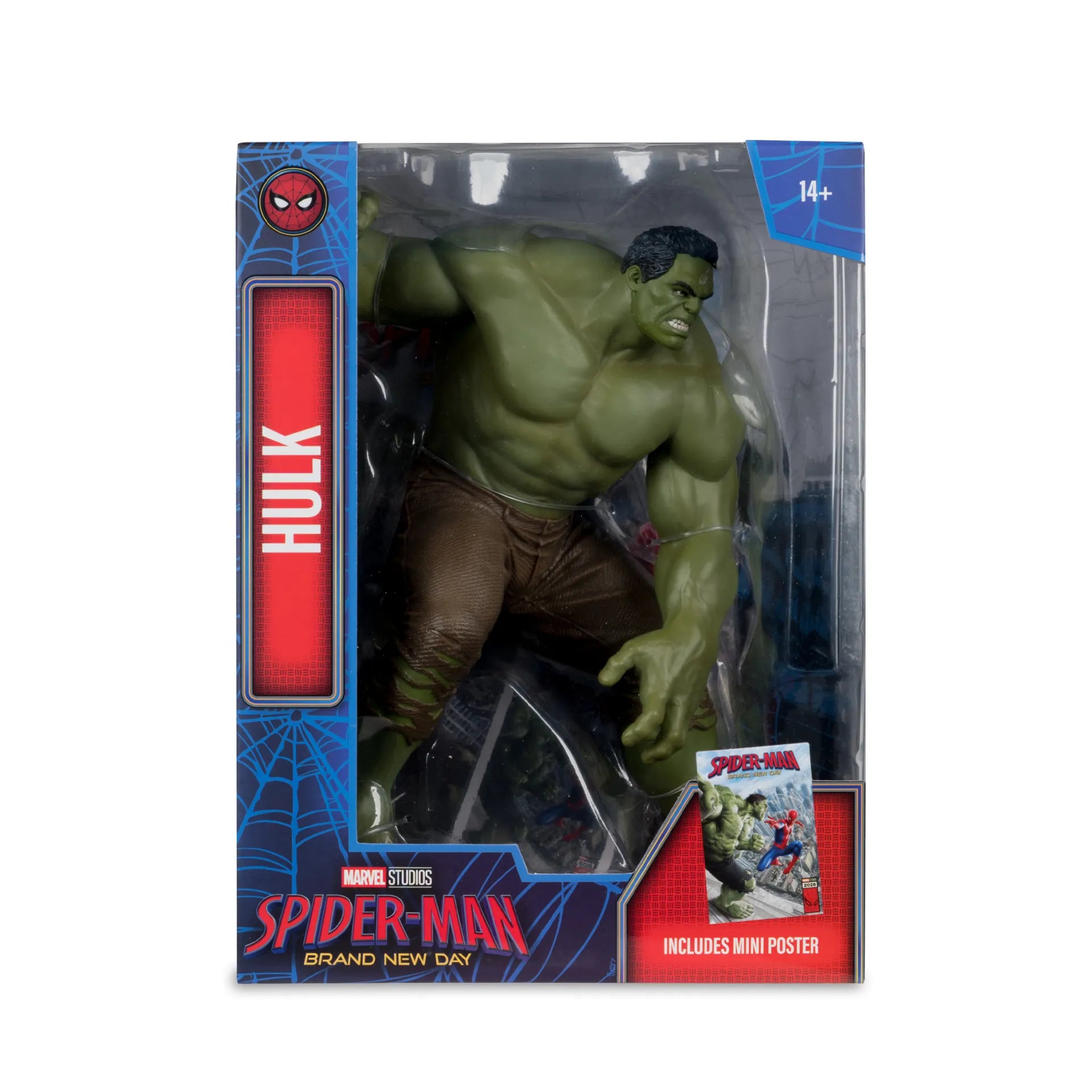 MARVEL STUDIOS COLL 1:6 WV1 SPIDER-MAN BRAND NEW DAY SAVAGE HULK Figura