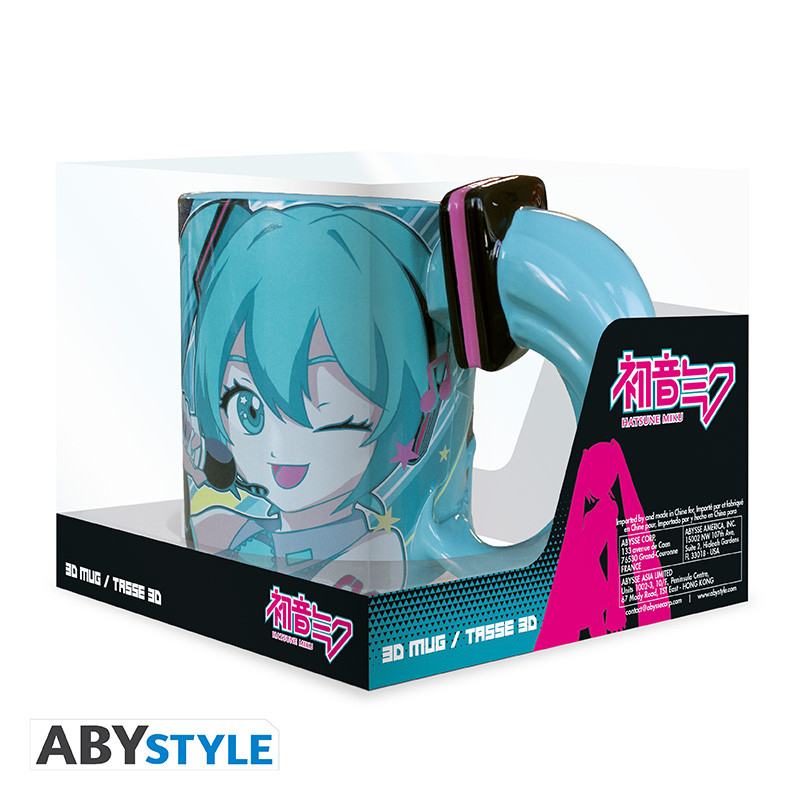 HATSUNE MIKU 3D HANDLE Taza Frikytopia