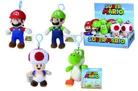 SUPER MARIO PELUCHE Llavero DISPLAY (12)