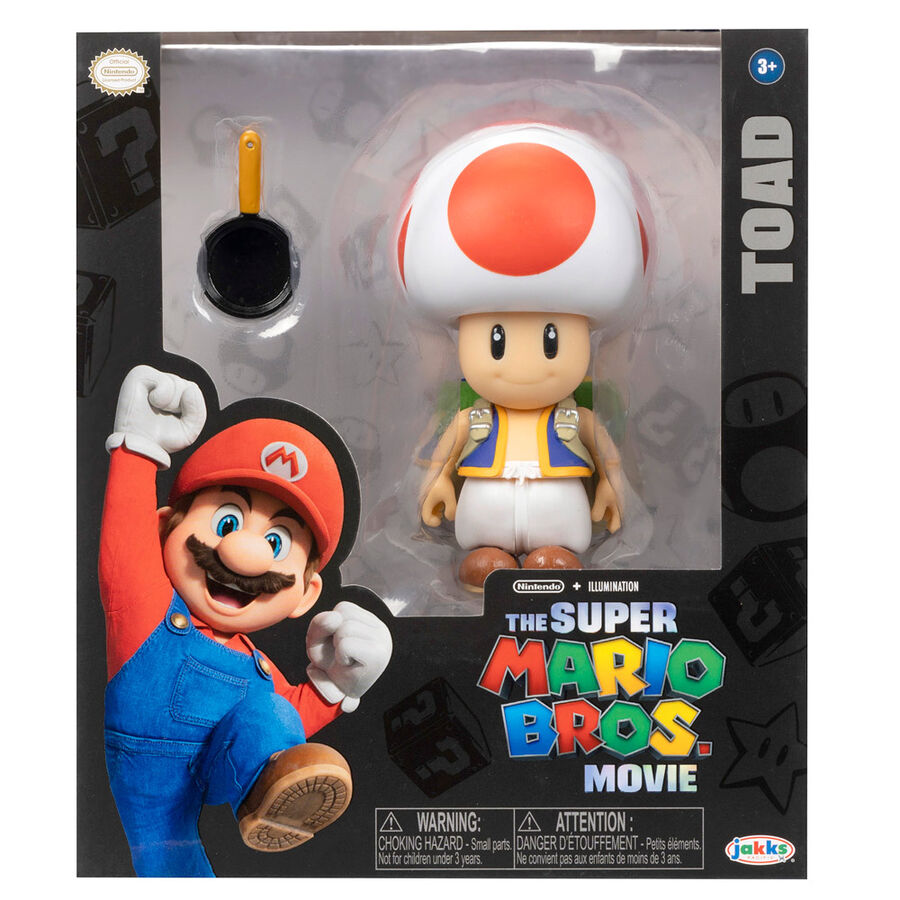 Super Mario Bros La pelicula Figura Toad 13 cm Frikytopia