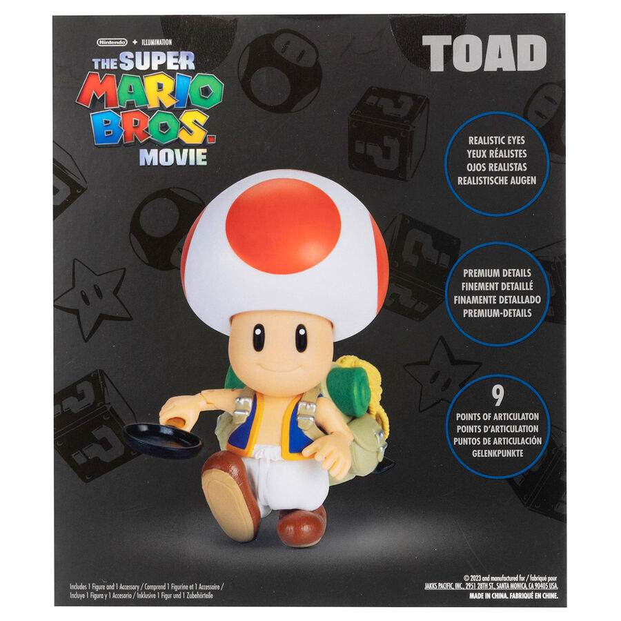 Super Mario Bros La pelicula Figura Toad 13 cm
