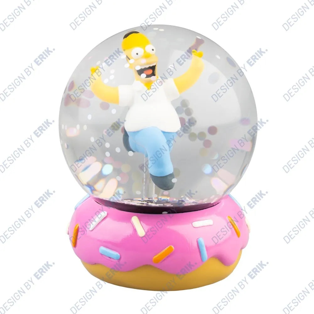 Los Simpson Bola de Nieve Homer Simpson Donut 10 cm