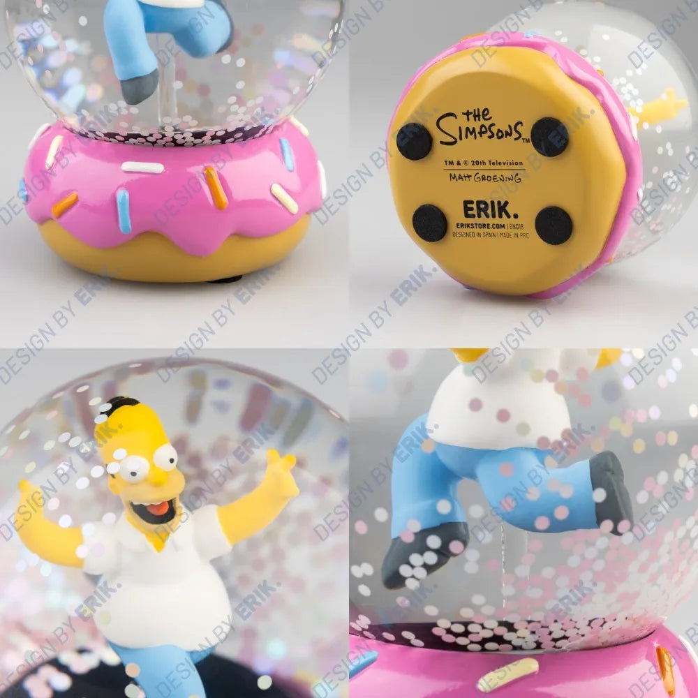 Los Simpson Bola de Nieve Homer Simpson Donut 10 cm