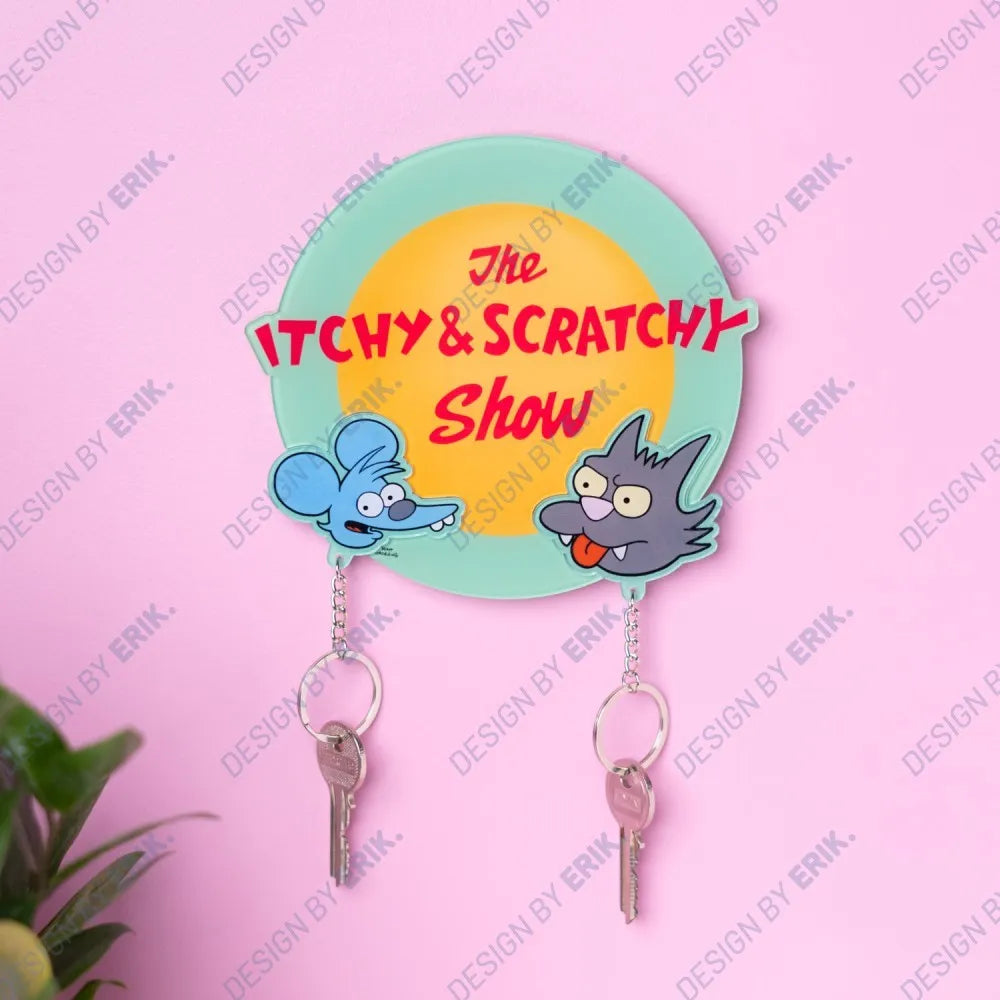 Los Simpson Colgador de llaves 16 x 16 cm