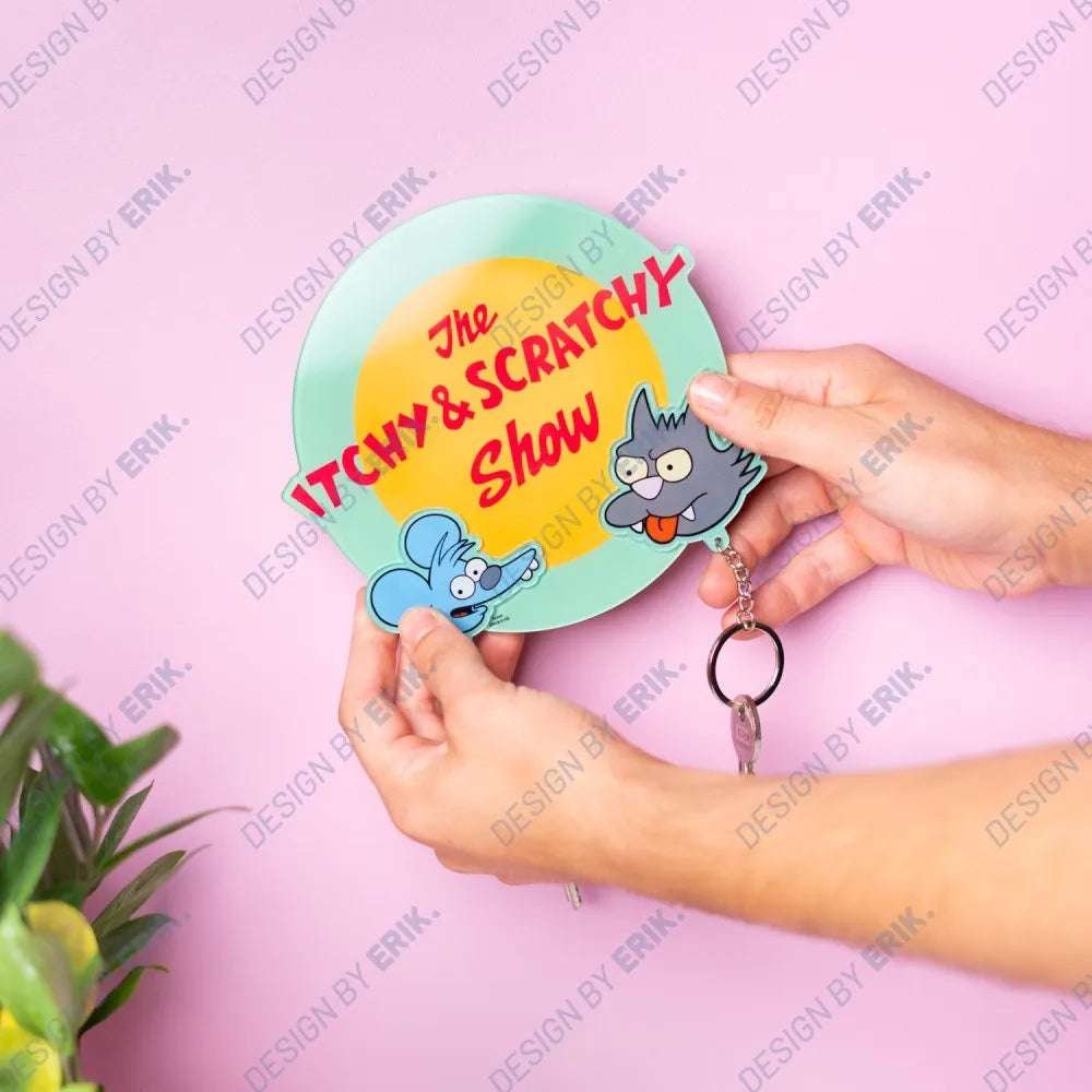 Los Simpson Colgador de llaves 16 x 16 cm