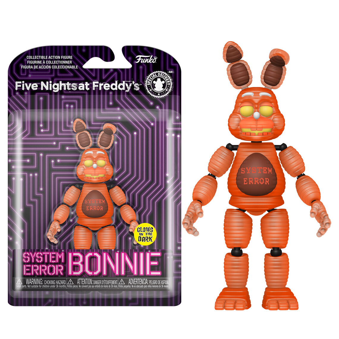 Figura Action Five Nights at Freddys System Error Bonnie Frikytopia