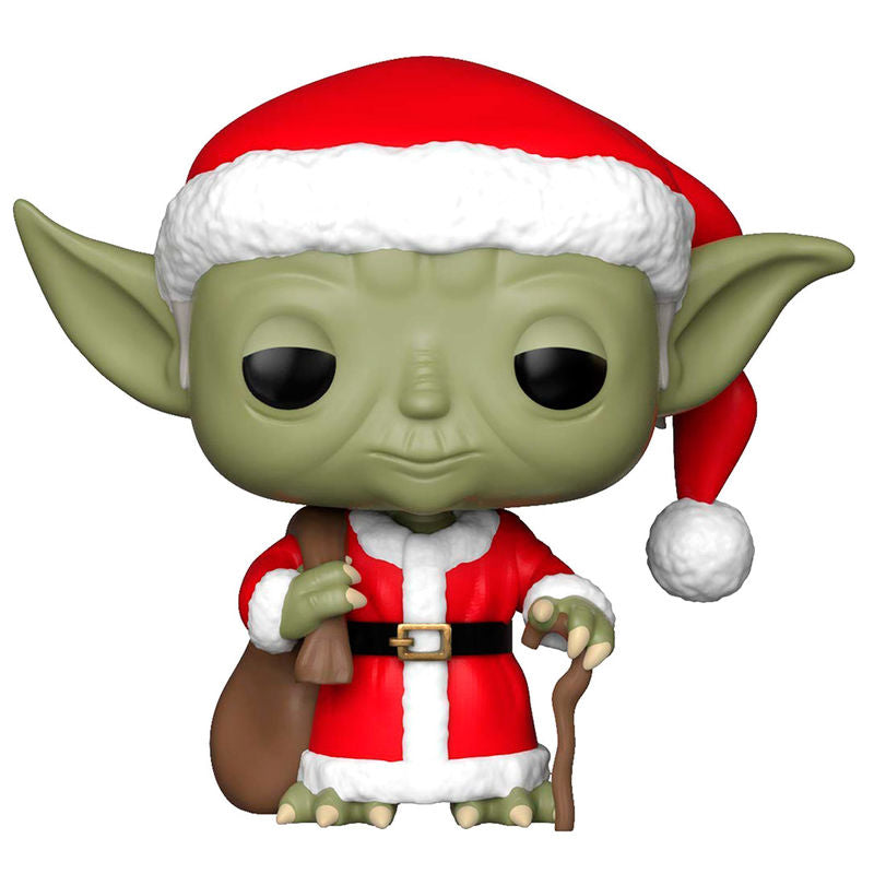 Figura POP Star Wars Holiday Santa Yoda Frikytopia