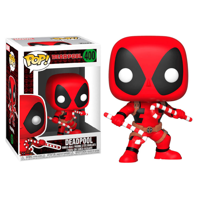 Figura POP Marvel Holiday Deadpool Candy Canes