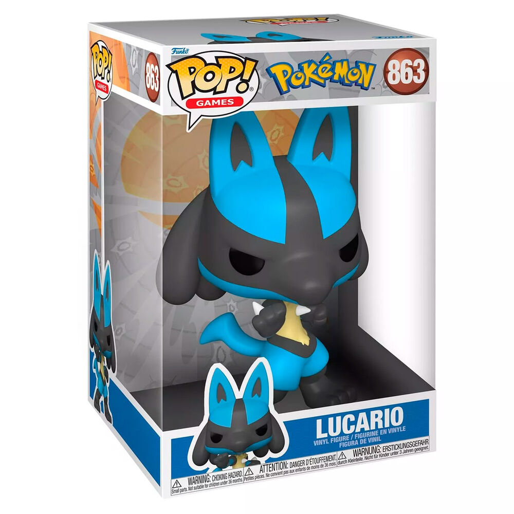 Pokemon Figura Super Sized Jumbo POP Vinyl Lucario 25cm