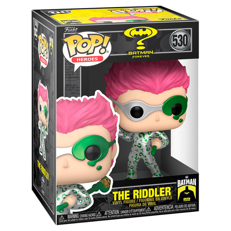 Batman 85th Anniversary Figura POP Movies Vinyl The Riddler MT 9cm Frikytopia