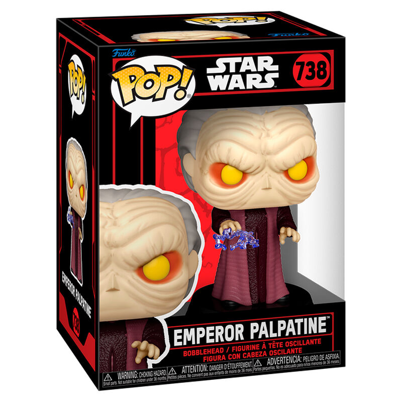 Star Wars Dark Side POP Vinyl Figura Palpatine 9cm Frikytopia