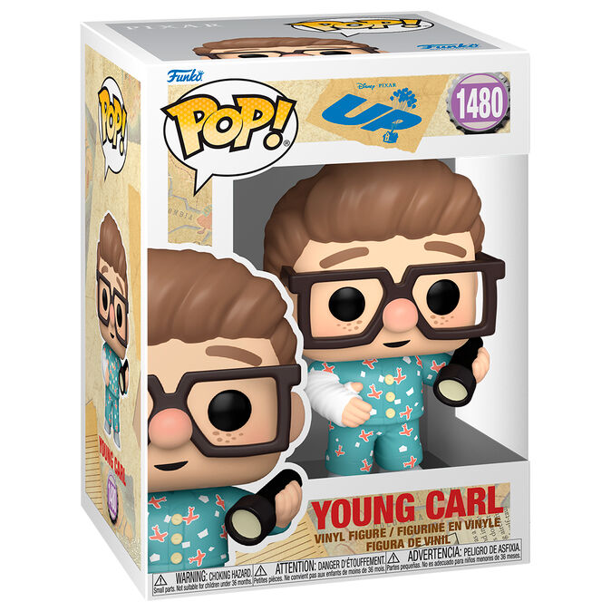 Up! 2 Figura POP Movies Vinyl Young Carl 9cm
