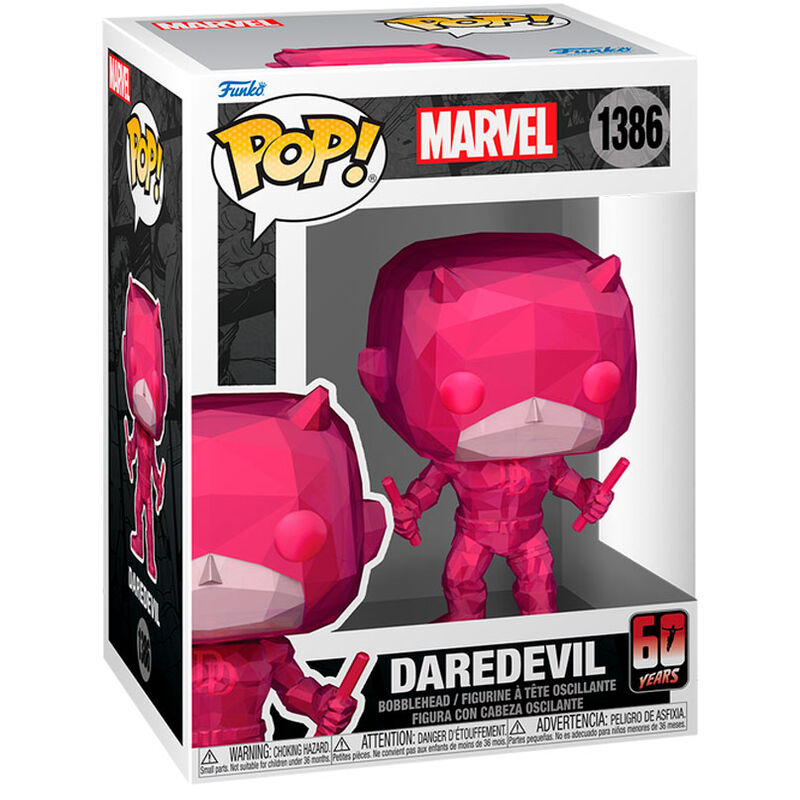 Daredevil 60th Anniversary Figura POP Vinyl Daredevil Facet 9cm