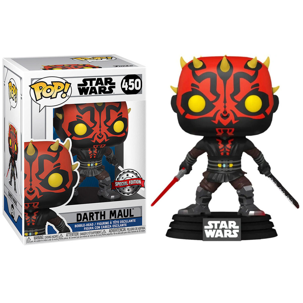 Figura POP Star Wars Darth Maul with Saber Exclusive Frikytopia
